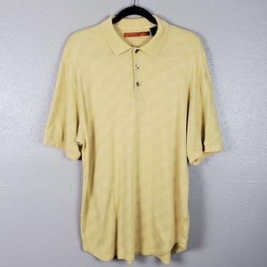 AXIS Yellow Short Sleeve Polo Shirt M